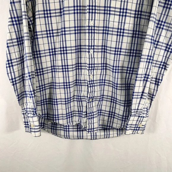 Tommy Hilfiger Dress Shirt Men's Medium Plaid Button Up Long Sleeve Heritage - Picture 3 of 8